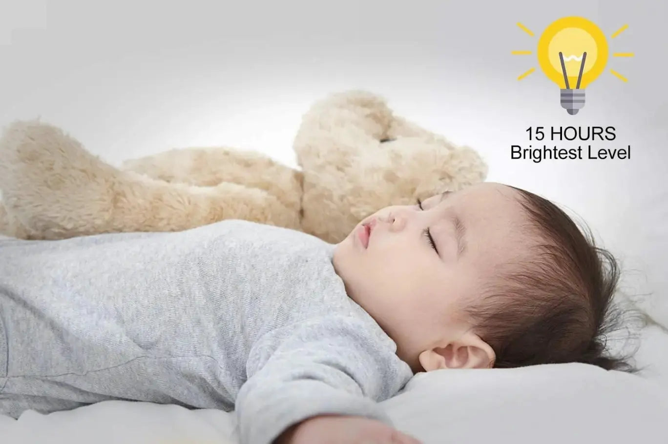Veilleuse LED tactile chiot en silicone souple et durable BABY CHIC PALACE