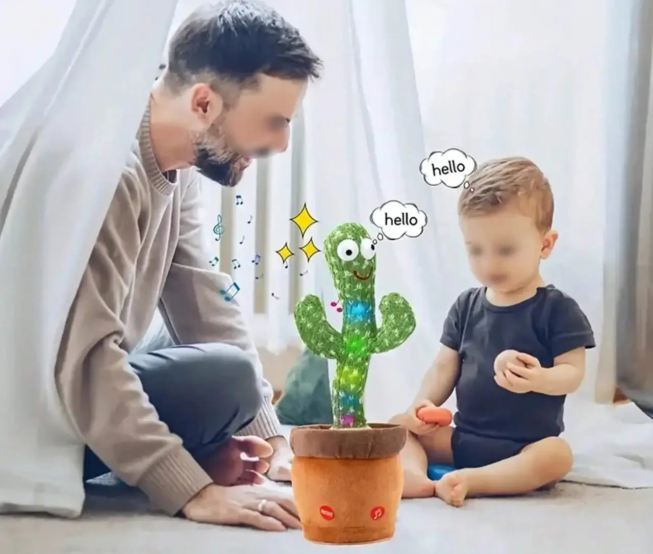 Jouet Cactus parlant et dansant BABY CHIC PALACE
