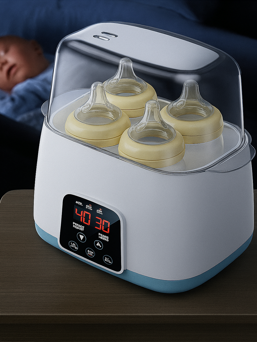 Chauffe-biberon 6 en 1 multifonctions de dernière génération