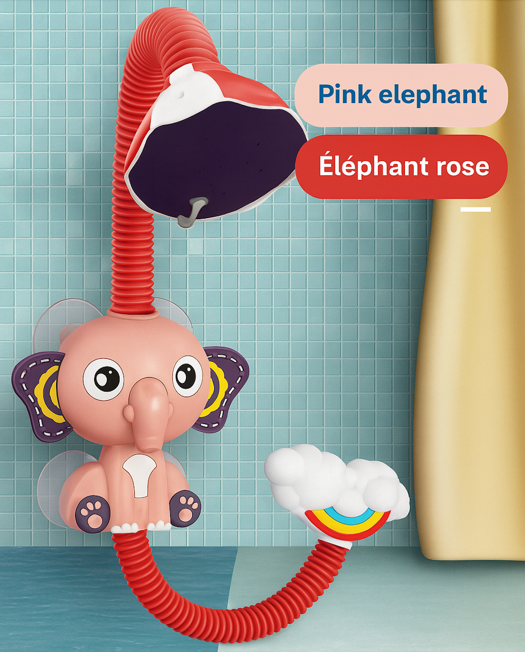 Jouets pulvérisateur d'eau électrique pour le bain enfants-bébé
