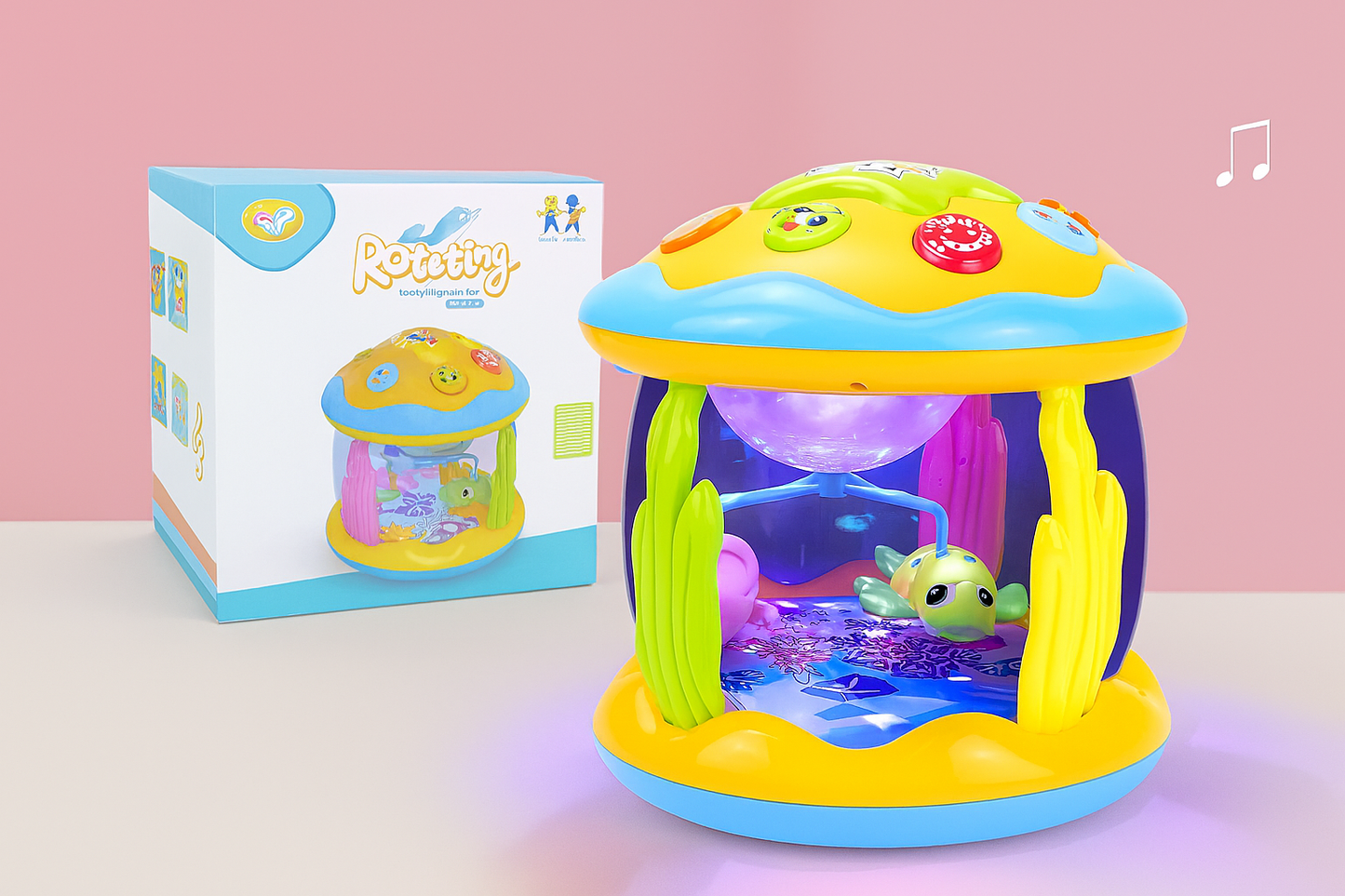 Jouets aquarium avec projecteur rotatif