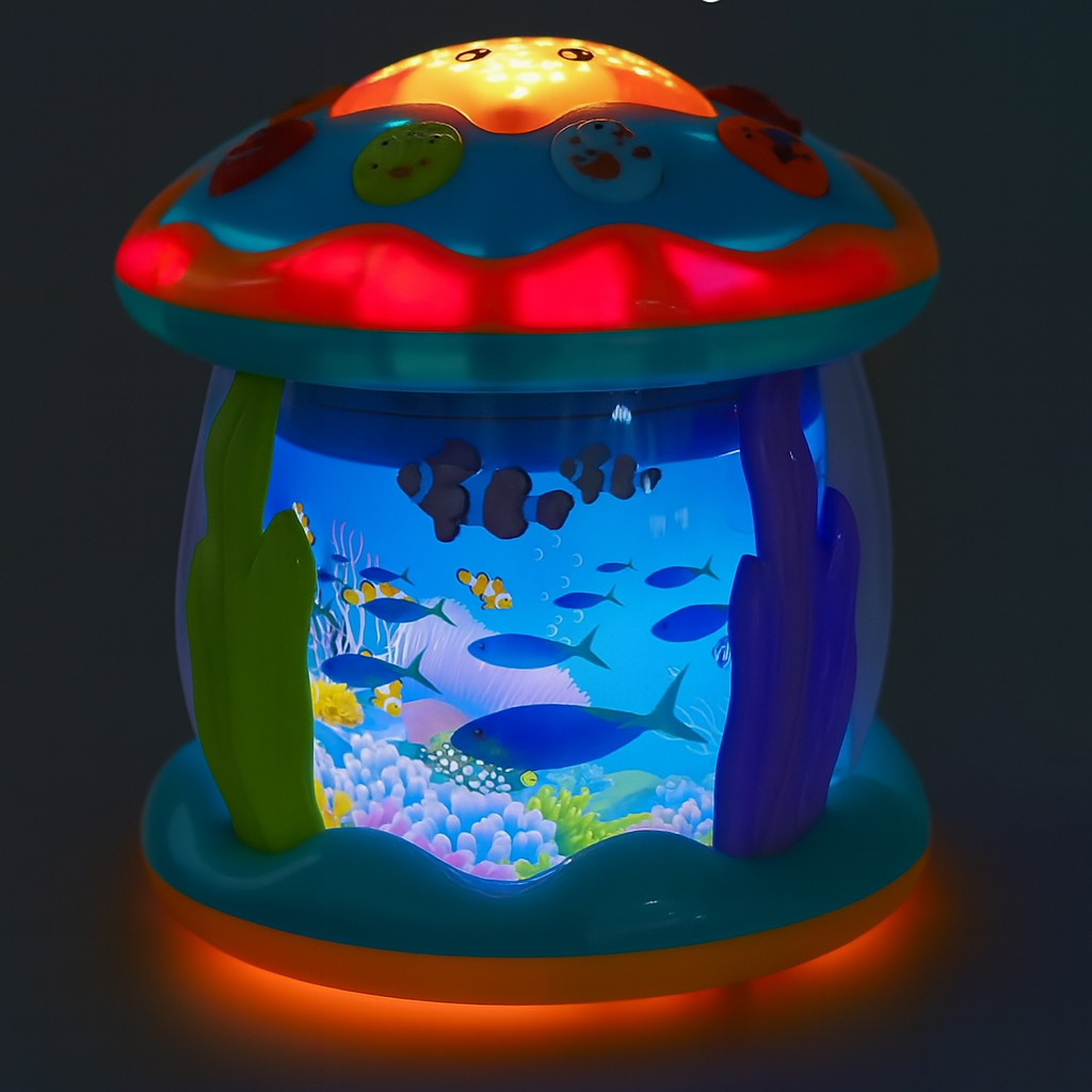 Jouets aquarium avec projecteur rotatif
