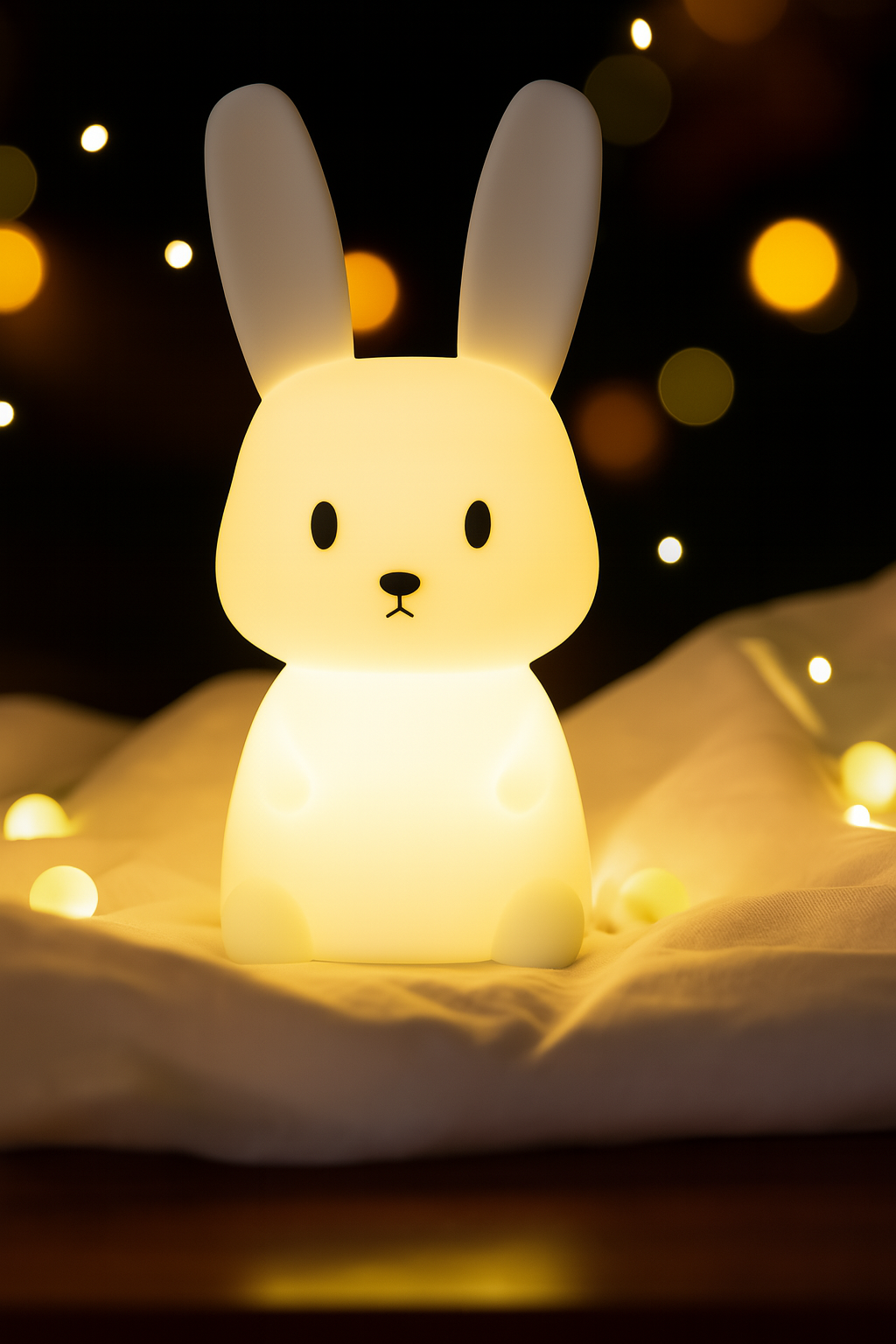 Veilleuse LED tactile en forme baleine, capybara, pingouin, lapin