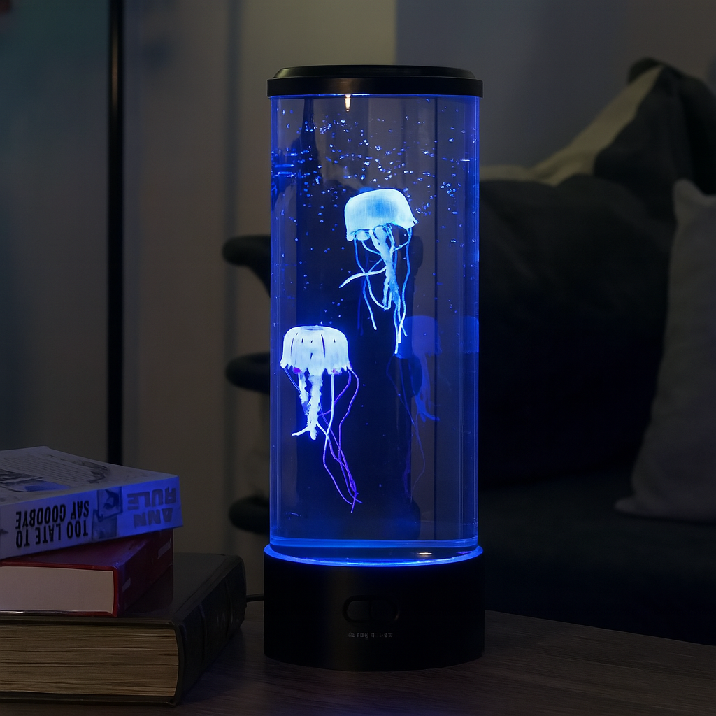 Veilleuse aquarium méduse à couleurs changeantes