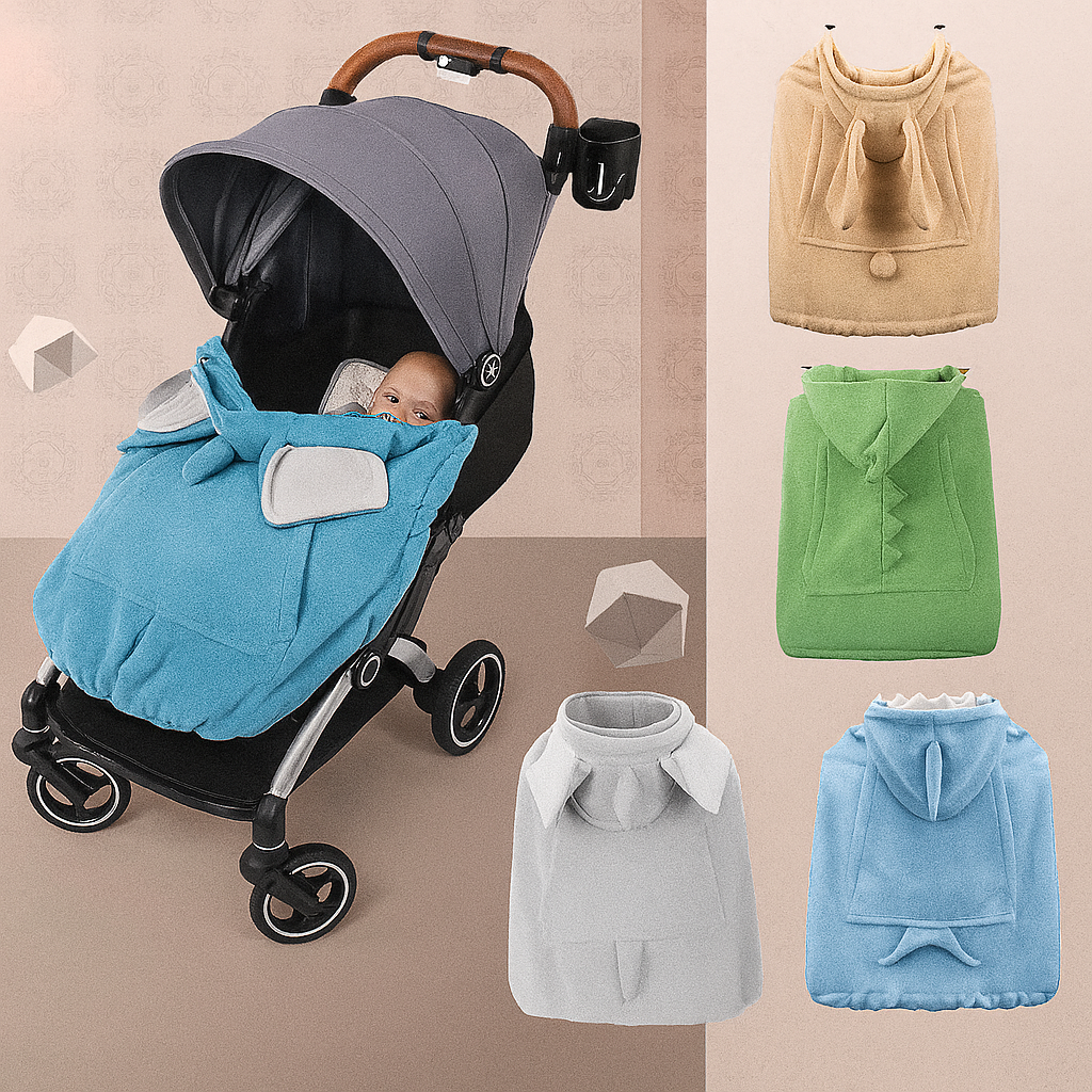 Housse de porte-bébé à capuche