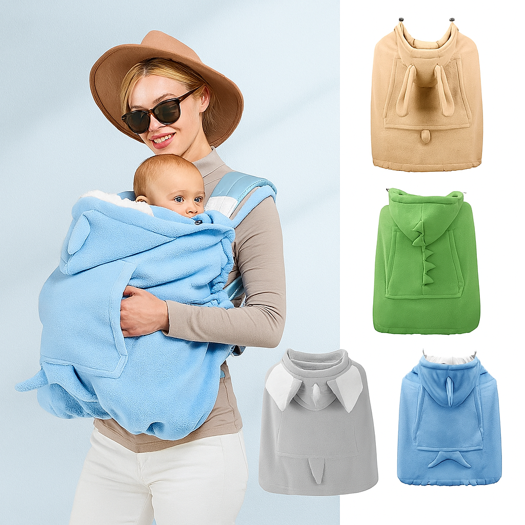 Housse de porte-bébé à capuche