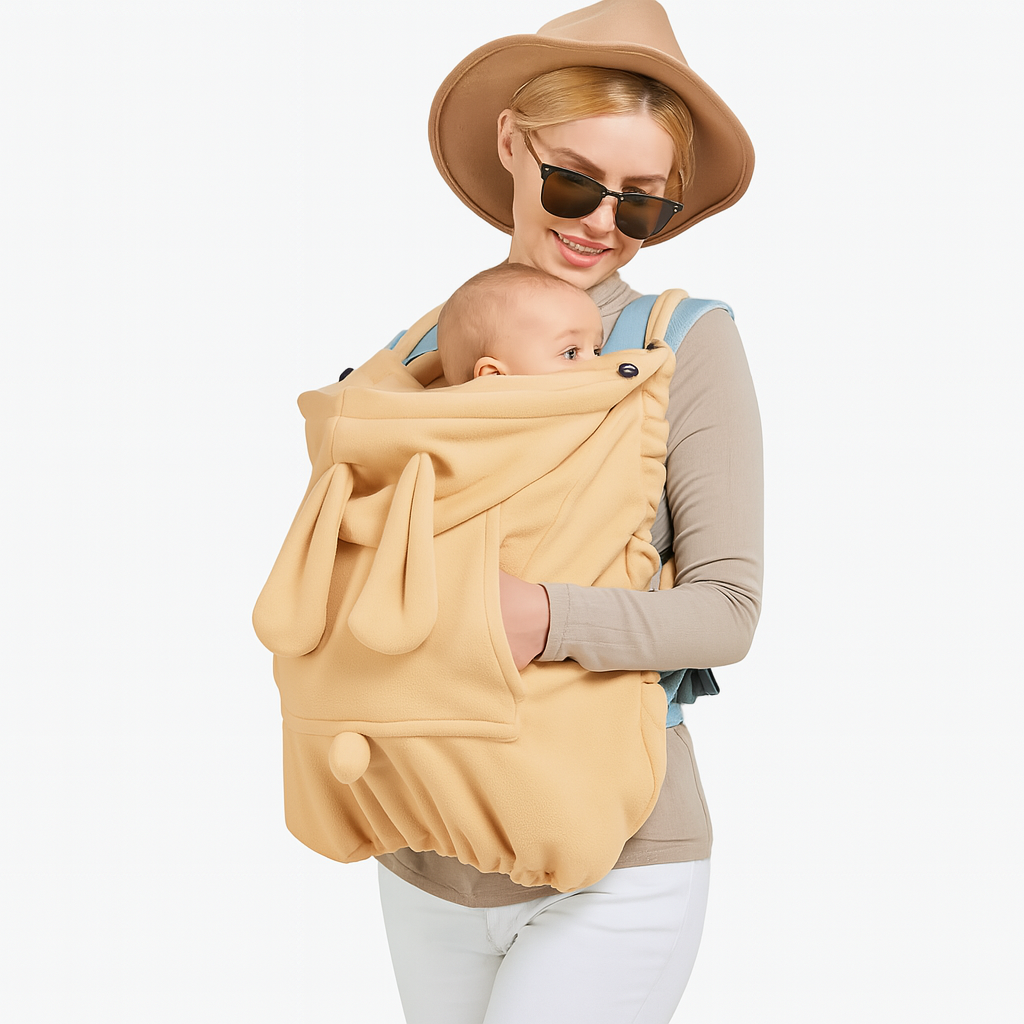 Housse de porte-bébé à capuche