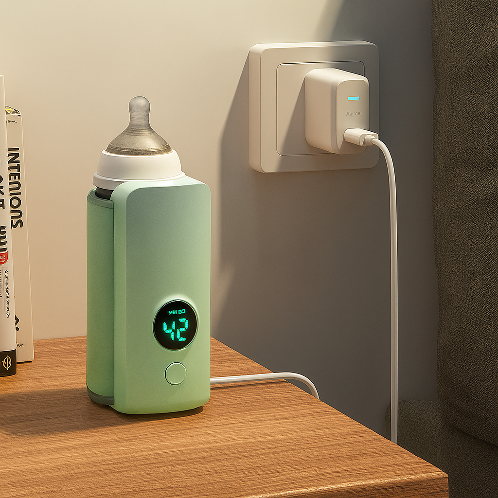 Chauffe-biberon portable avec batterie intégré