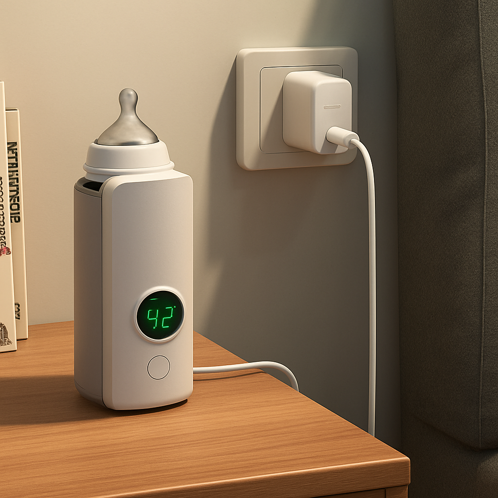 Chauffe-biberon portable avec batterie intégré