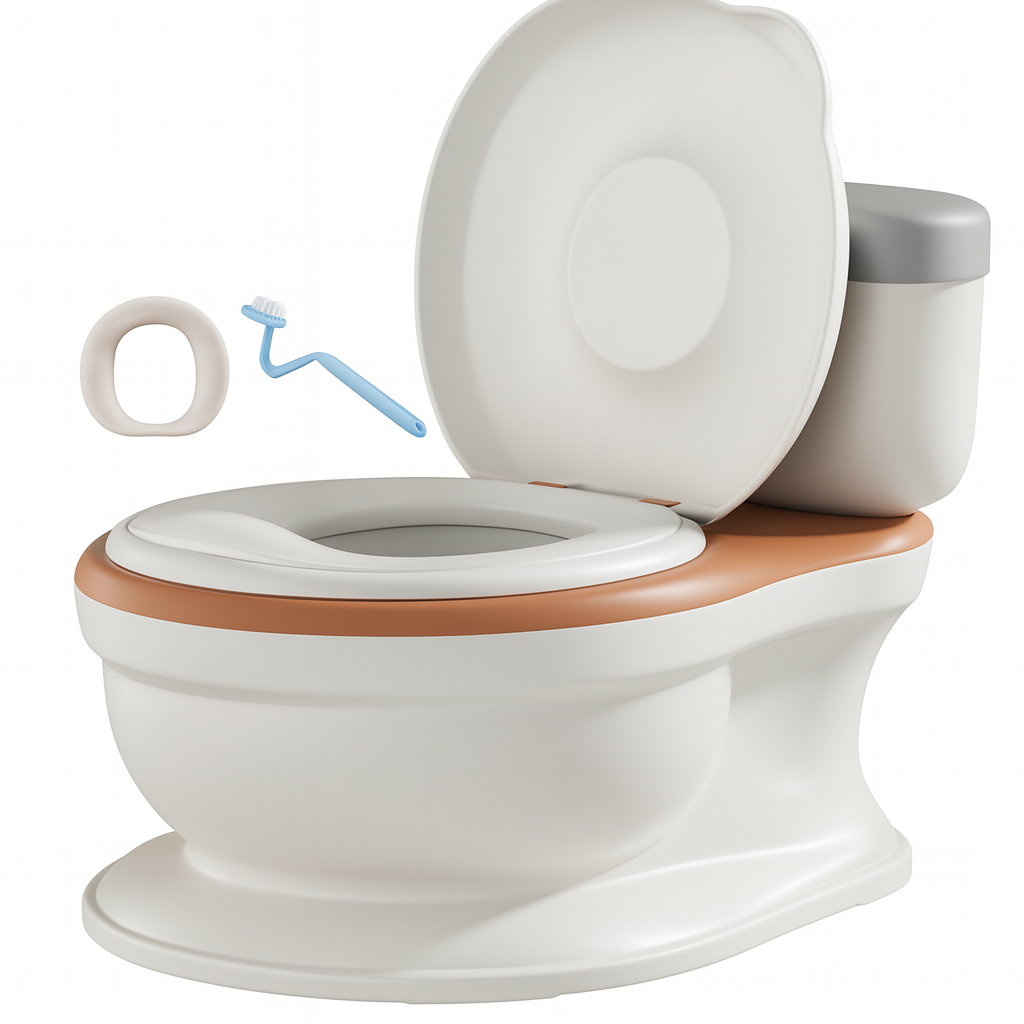 Toilette en pot réaliste pour enfant