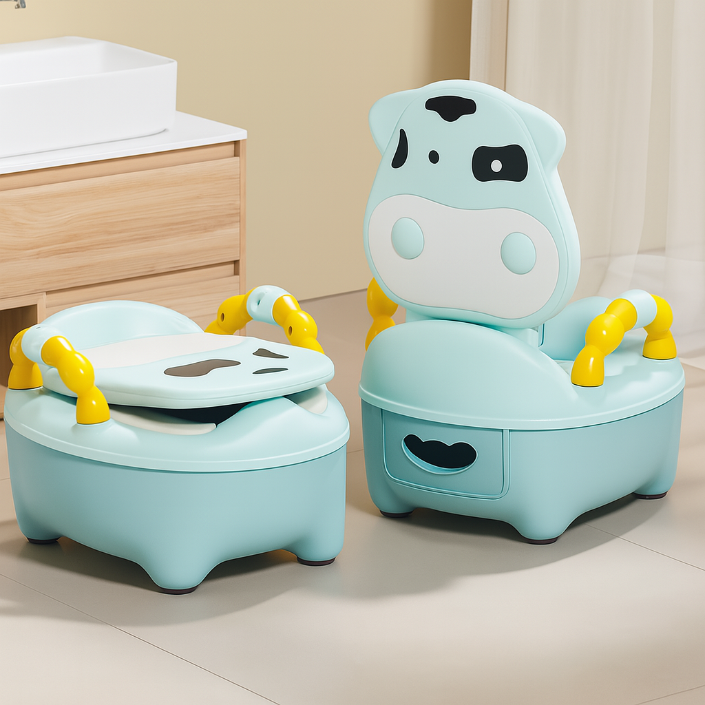 Pot portable design en forme de vache