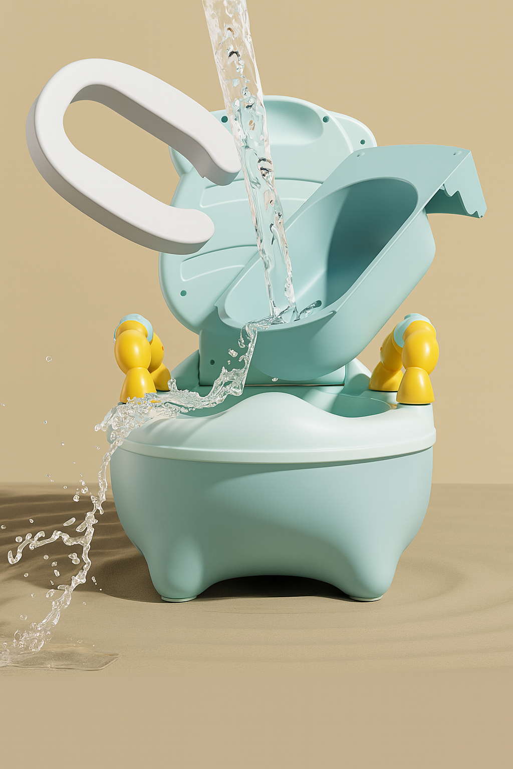 Pot portable design en forme de vache