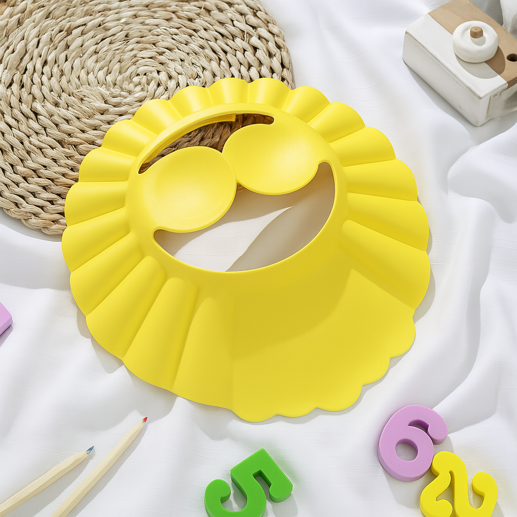Lot de 2 Bonnet avec Visière de bain imperméable protection contre les éclaboussures