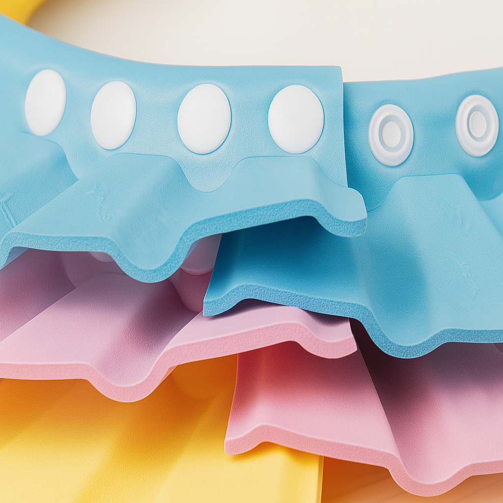 Bonnet avec Visière de bain imperméable protection contre les éclaboussures
