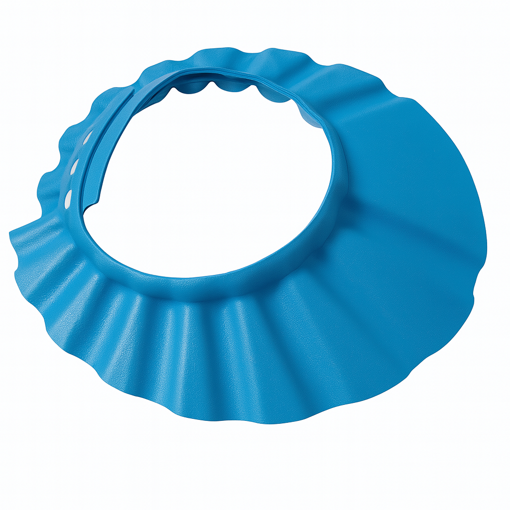 Bonnet avec Visière de bain imperméable protection contre les éclaboussures