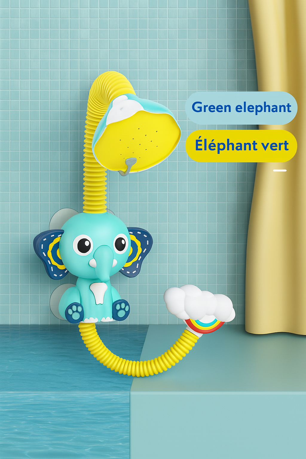 Jouets pulvérisateur d'eau électrique pour le bain enfants-bébé