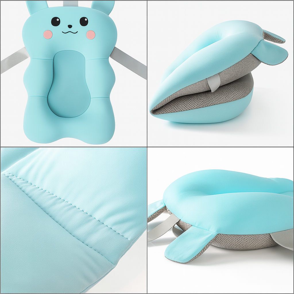 Coussin de bain antidérapant pour baignoire
