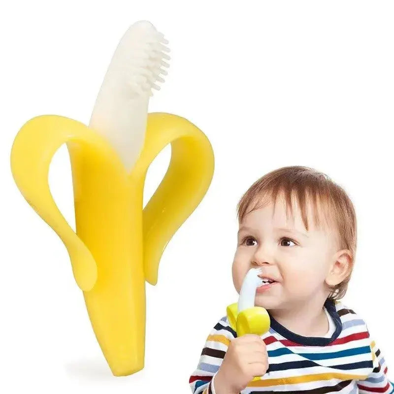 Brosse à dents de dentition en forme de banane BABY CHIC PALACE