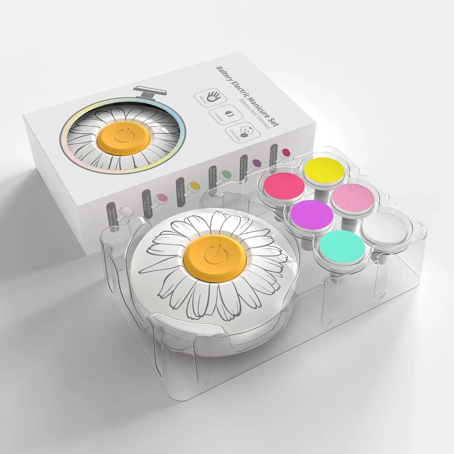 Taille-ongles électrique à 6 têtes pour nourrissons, enfants et adultes BABY CHIC PALACE