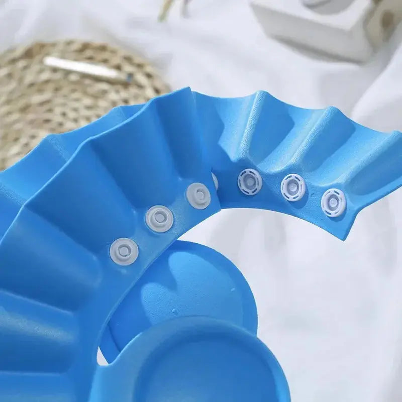 Lot de 2 Bonnet avec Visière de bain imperméable protection contre les éclaboussures BABY CHIC PALACE