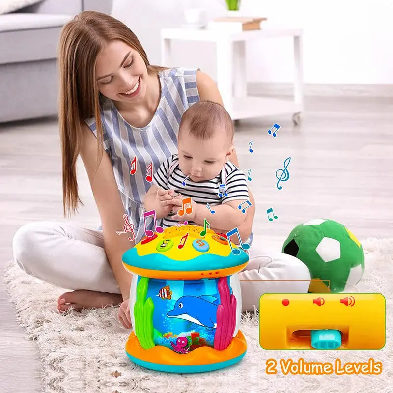 Jouets aquarium avec projecteur rotatif BABY CHIC PALACE
