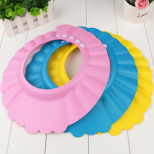 Bonnet avec Visière de bain imperméable protection contre les éclaboussures